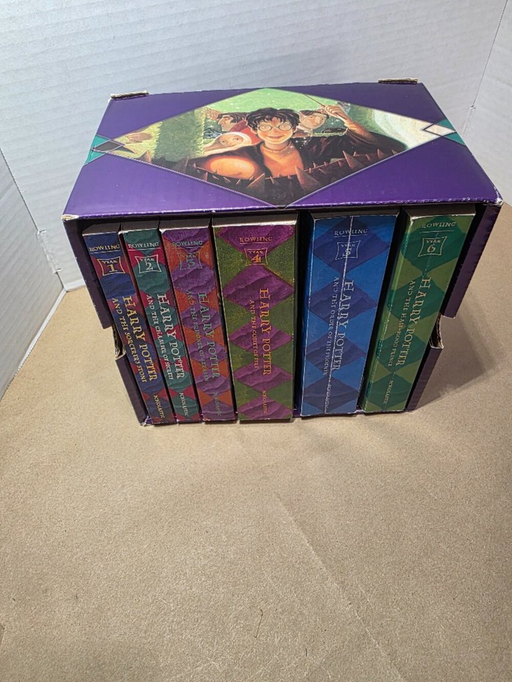 Scholastic The Harry Potter Collection Years 1-6 Box Set J.K. Rowling English